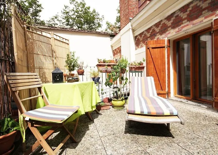 Apartmán Exotic Loft In Montmartre + Terrace ! Paříž